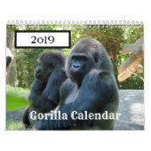 Agenda van Gorilla 2019 Kalender (Hoes)