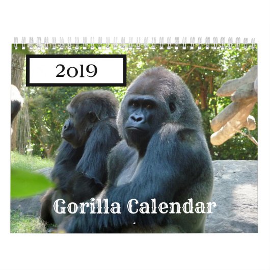 Agenda van Gorilla 2019 Kalender (Hoes)