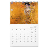 Agenda van Gustav Klimt Kalender (Jan 2027)