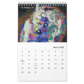 Agenda van Gustav Klimt Kalender (Mar 2026)