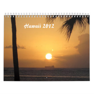 Agenda van Hawaii 2012 Kalender