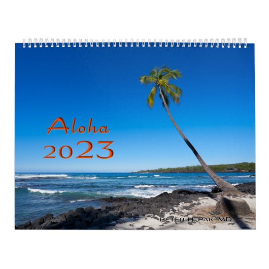Agenda van Hawaii 2023 Kalender (Hoes)