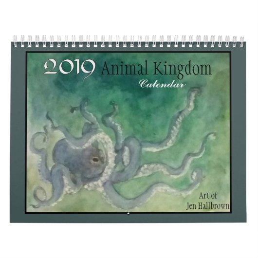 Agenda van het dierenrijk 2019 kalender (Hoes)