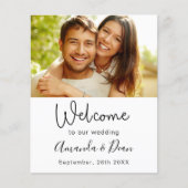 Agenda van het huwelijk - Welkomstfoto (Voorkant)