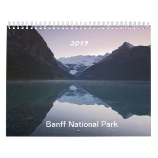 Agenda van het nationale park van Banff Kalender