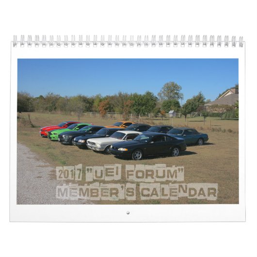 Agenda van het UEI-forum 2017 Kalender (Hoes)