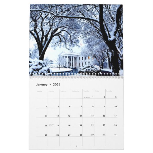 Agenda van het Witte Huis 2016 Kalender (Jan 2026)