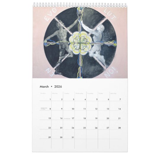 Agenda van Hilma af Klint Kalender (Mar 2026)