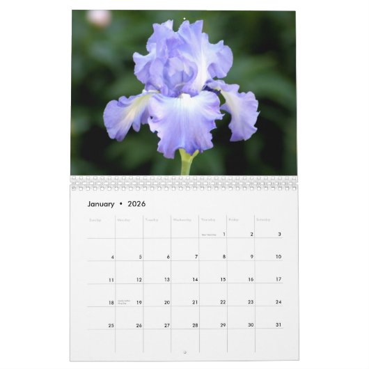 Agenda van Irises 2012 Kalender (Jan 2026)