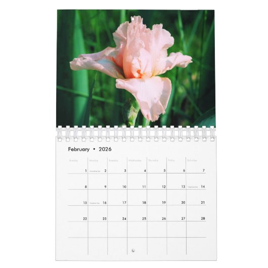 Agenda van Irises 2016 Kalender (Feb 2026)
