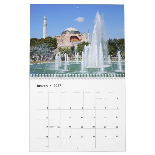 Agenda van Istanbul 2012 Kalender (Jan 2027)