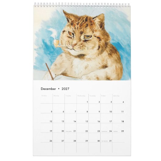 Agenda van Louis Wain Kalender (Dec 2027)