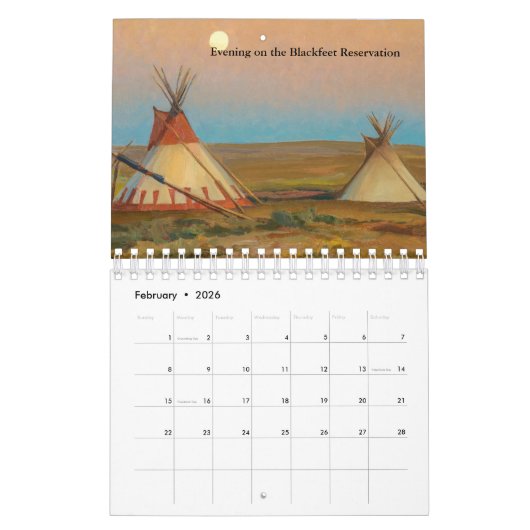Agenda van Maynard Dixon Kalender (Feb 2026)