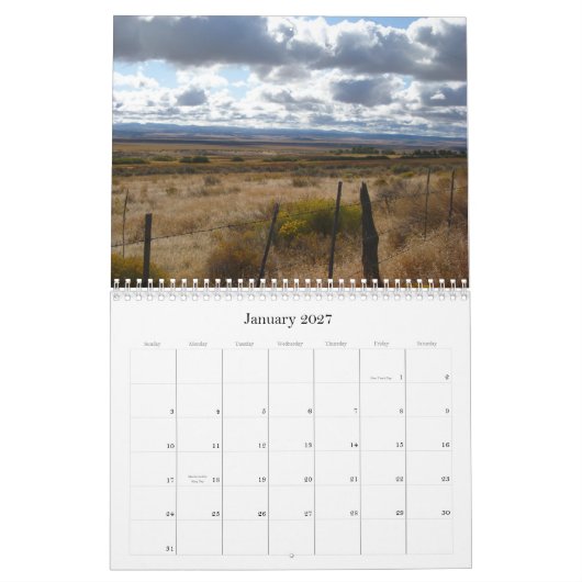 Agenda van Oregon 2009 Kalender (Jan 2027)