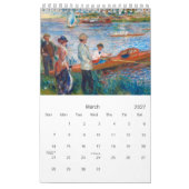 Agenda van Pierre-Auguste Renoir. Kalender (Mar 2027)