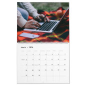 Agenda van schrijver kalender (Mar 2026)