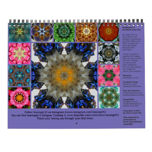 Agenda van SeaAngeL12 - 2019 Kalender (Achterkant)