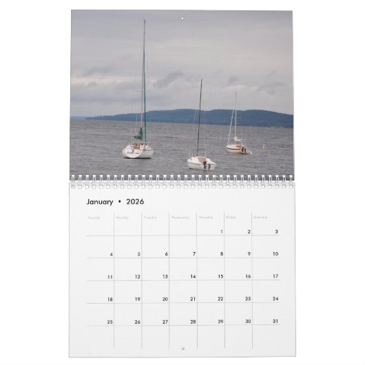 Agenda van Vermont 2019 Kalender (Jan 2026)