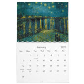 Agenda van Vincent van Gogh Kalender (Feb 2027)