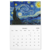 Agenda van Vincent van Gogh Kalender (Jan 2026)