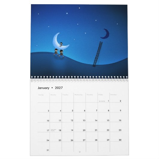 Agenda van Vladstudio 2009 1 Kalender (Jan 2027)