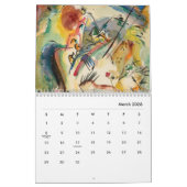 Agenda van Wassily Kandinsky Kalender (Mar 2026)