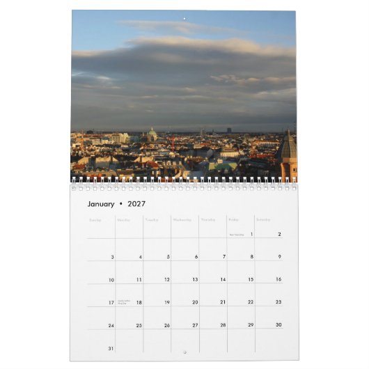 Agenda van Wenen 2014 Kalender (Jan 2027)