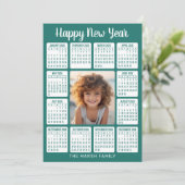 Agenda - Verticale foto in het midden Feestdagenkaart (Staand voorkant)