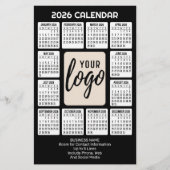 Agenda Verticale Logo - Contactgegevens voor bedri Briefpapier (Voorkant)