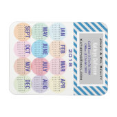 Agenda voor 2018 voor Professionele en professione Magneet (Horizontaal)