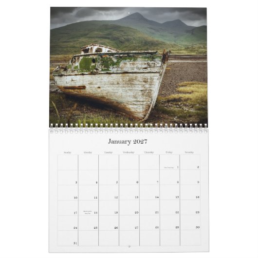 Agenda voor Argyll en Bute Kalender (Jan 2027)