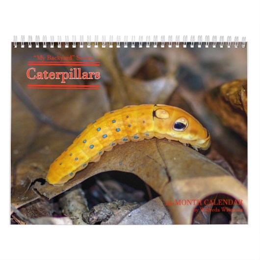 Agenda voor backyard Series Caterpilars Kalender (Hoes)