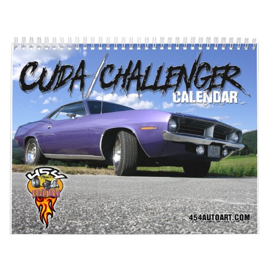 Agenda voor Cuda/Challenger Kalender (Hoes)