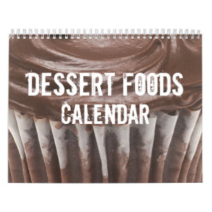 Agenda voor dessert Foods Kalender