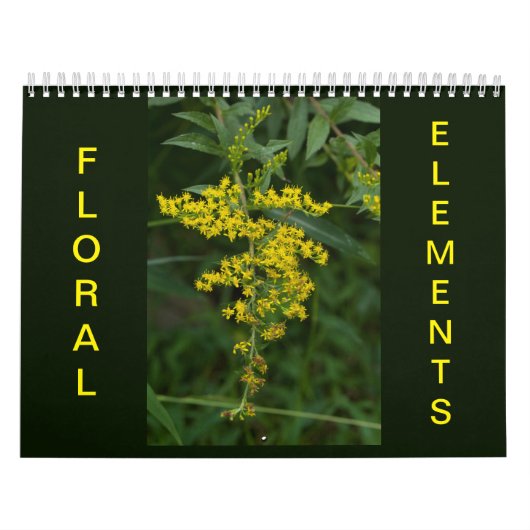 Agenda voor Floral Elements Kalender (Hoes)