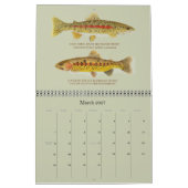 Agenda voor forel portretten kalender (Mar 2027)