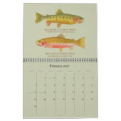 Agenda voor forel portretten kalender (Feb 2027)