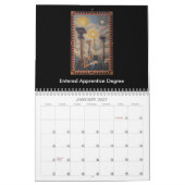 Agenda voor Freemasonry Trestle Board Kalender (Jan 2027)