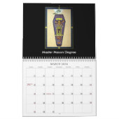 Agenda voor Freemasonry Trestle Board Kalender (Mar 2026)