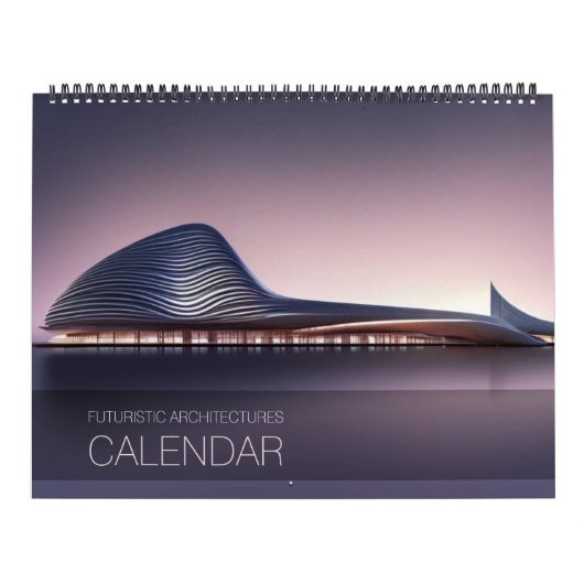 Agenda voor Futuristische architectuur Kalender (Hoes)