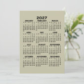 Agenda voor het hele jaar - MCM-patroon op achterk Programmakaart (Staand voorkant)