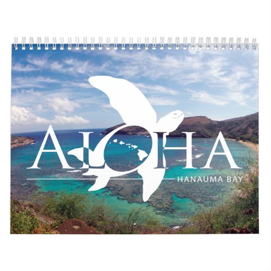 Agenda voor het leven van de zee in Hawaii Kalender (Hoes)