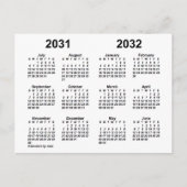 Agenda voor het schooljaar 2031-2032 van Janz Briefkaart (Voorkant)