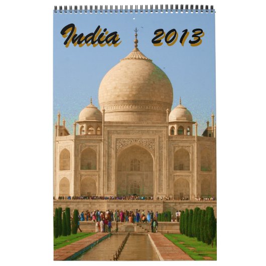 agenda voor india voor 2013 kalender (Hoes)
