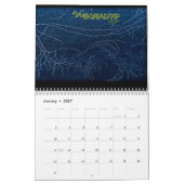 Agenda voor industriële texturen kalender (Jan 2027)
