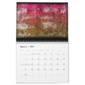 Agenda voor industriële texturen kalender (Feb 2027)