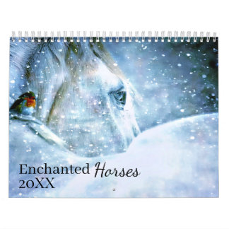 Agenda voor ingerichte paarden kalender
