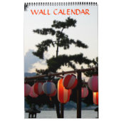 Agenda voor Japanse papierlantaarns Kalender (Hoes)