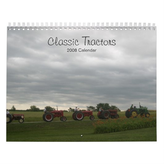 agenda voor klassieke tractoren kalender (Hoes)