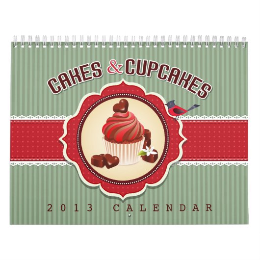 Agenda voor koeken en cupcakes kalender (Hoes)